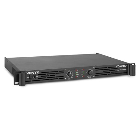 VDA1000 AMPLIFICADOR PA 1U 2X 500W