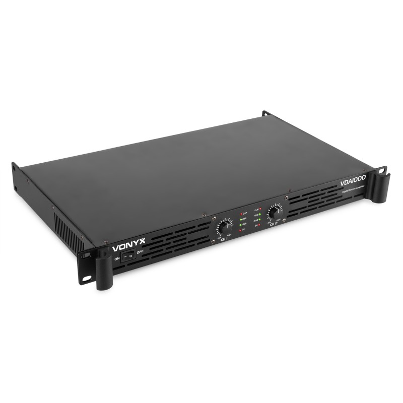 VDA1000 AMPLIFICADOR PA 1U 2X 500W
