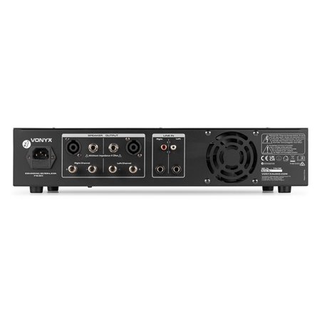 VPA1500 PA AMPLIFIER 2X 750W REPRODUCTOR MULTIMEDIA CON BT