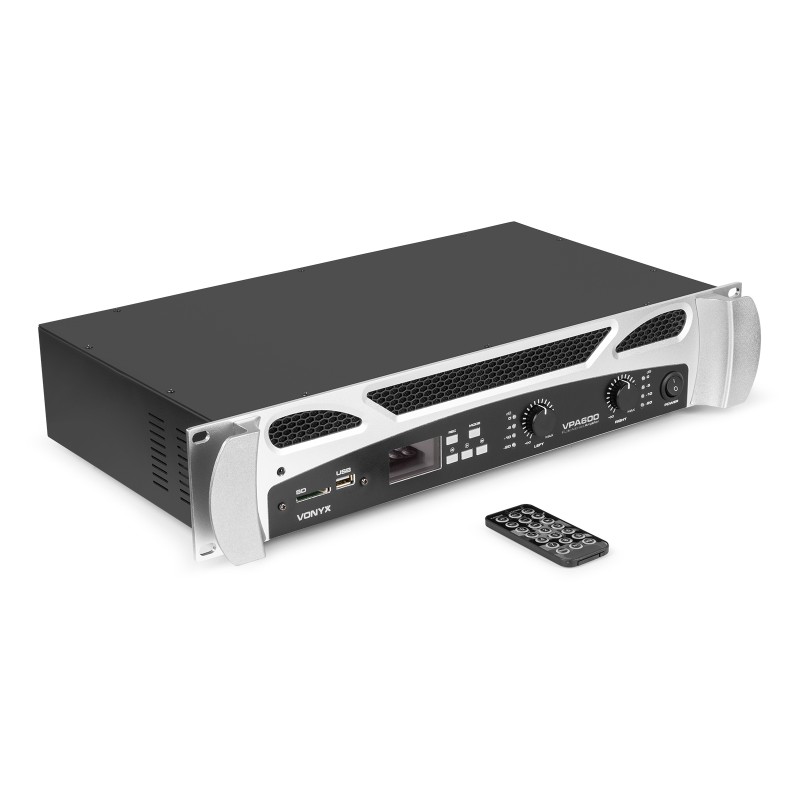 VPA600 PA AMPLIFIER 2X 300W REPRODUCTOR MULTIMEDIA CON BT