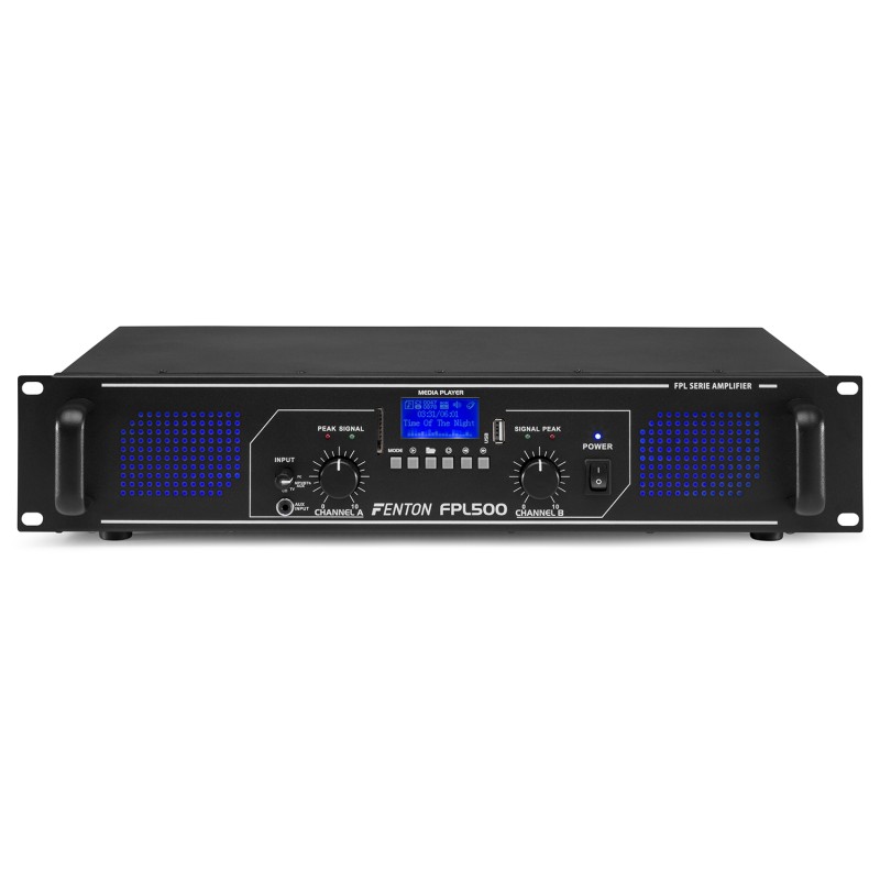 FPL500 AMPLIFICADOR DIGITAL LED AZULES + EQ