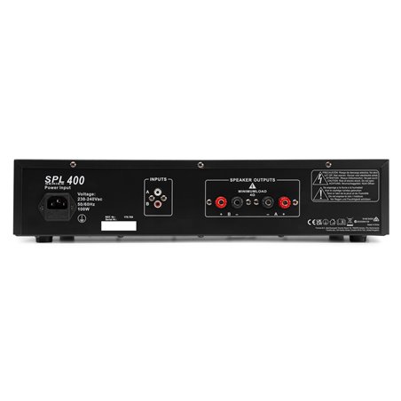 SPL400 AMPLIFICADOR 2X 200W NEGRO