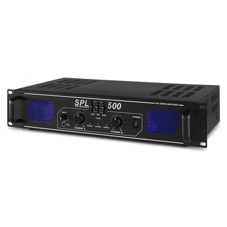 SKYTEC, AMPLIFICADOR 2X 250W CON ECUALIZADOR - SPL500EQ