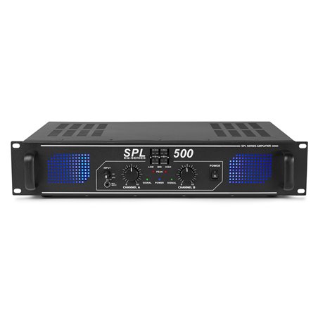 SKYTEC, AMPLIFICADOR 2X 250W CON ECUALIZADOR - SPL500EQ