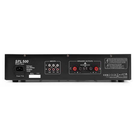 SKYTEC, AMPLIFICADOR 2X 250W CON ECUALIZADOR - SPL500EQ