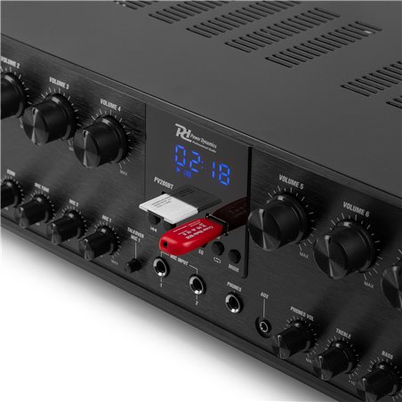 PV280BT AMPLIFICADOR DE AUDIO DE 8 ZONAS 800W