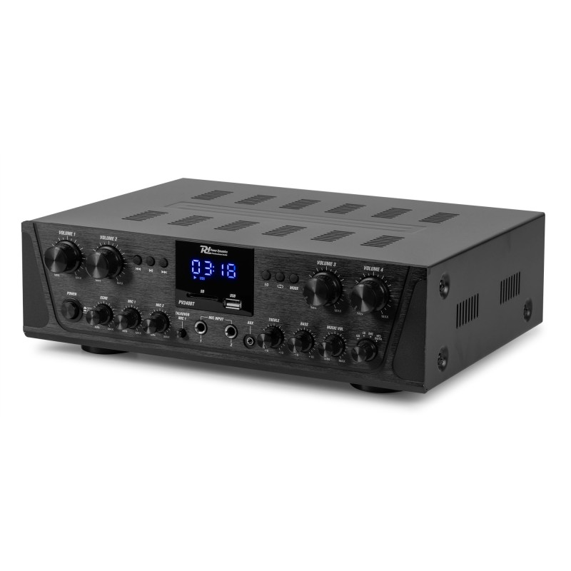 PV240BT AMPLIFICADOR DE AUDIO DE 4 ZONAS 400W
