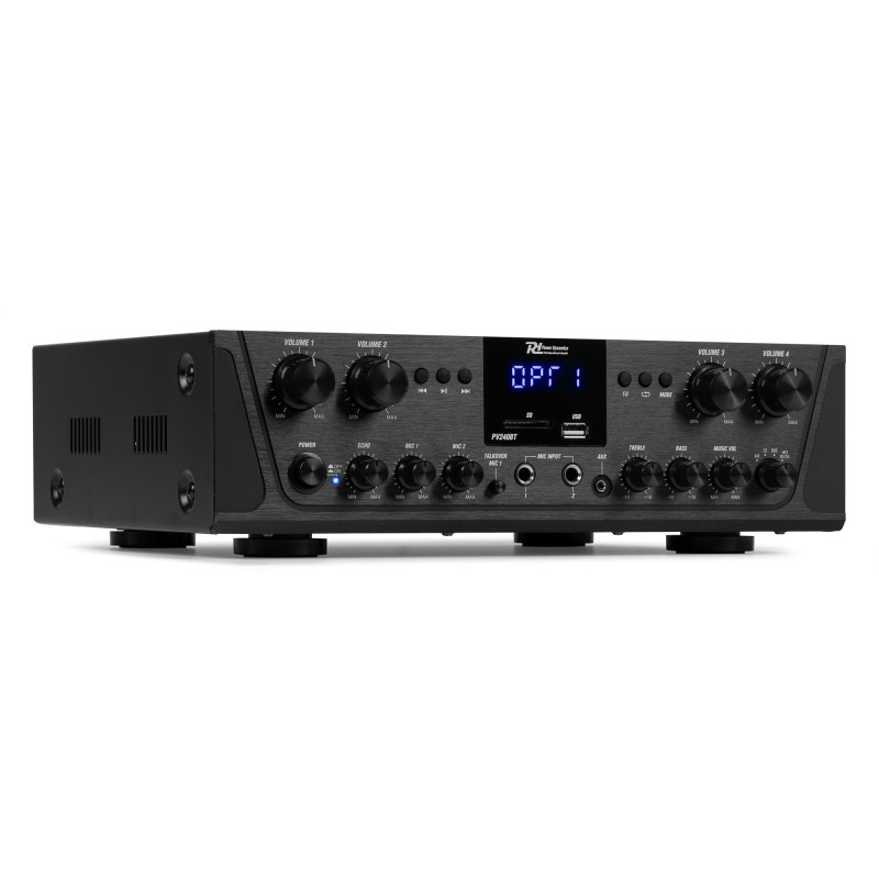 PV240BT AMPLIFICADOR DE AUDIO DE 4 ZONAS 400W
