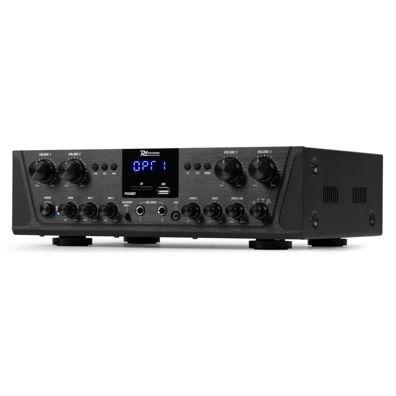 PV240BT AMPLIFICADOR DE AUDIO DE 4 ZONAS 400W