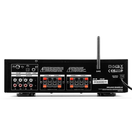 PV240BT AMPLIFICADOR DE AUDIO DE 4 ZONAS 400W