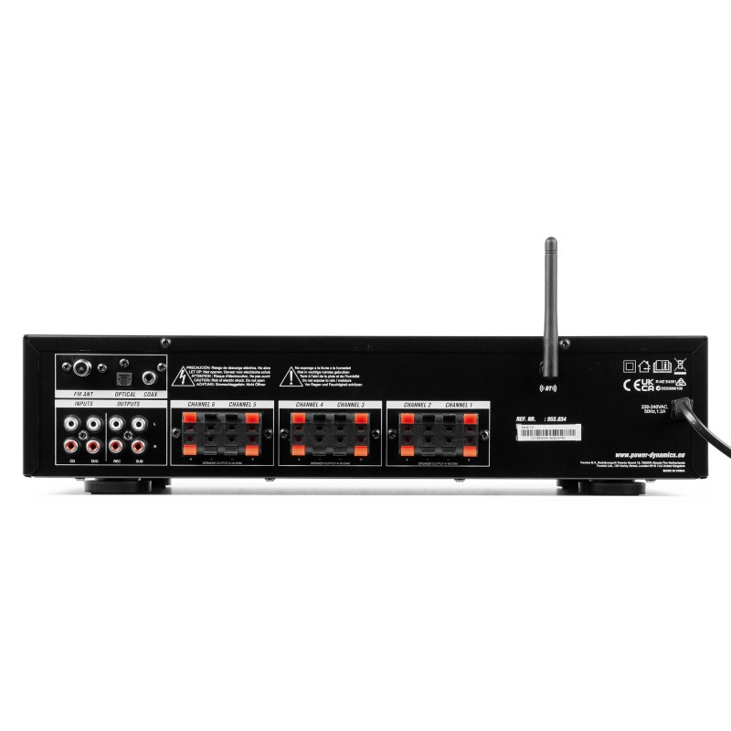 PV260BT AMPLIFICADOR DE AUDIO DE 6 ZONAS 600W