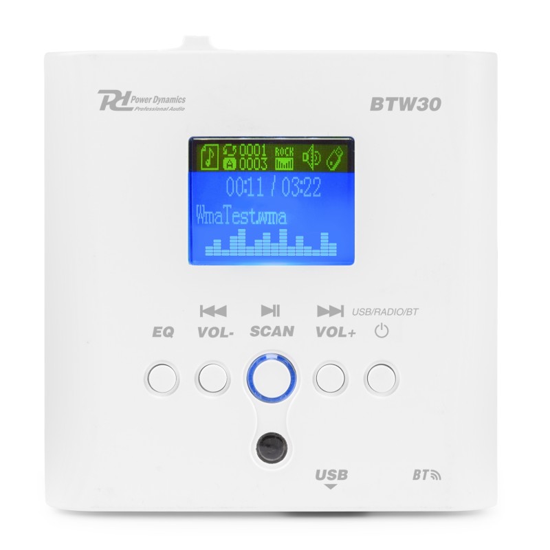 BTW30 SISTEMA DE AUDIO PARA PARED 2 X15W BT