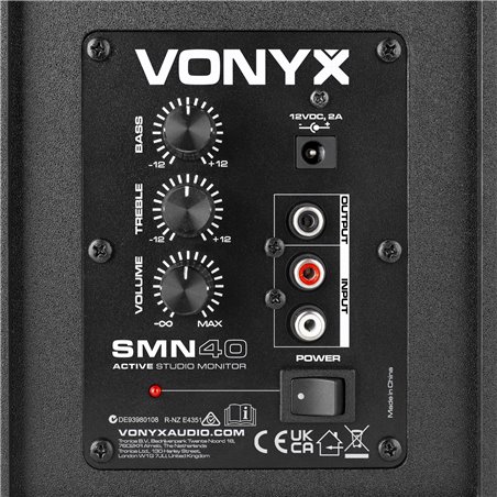 SMN40B MONITOR ESTUDIO ACTIVO 4" PAREJA