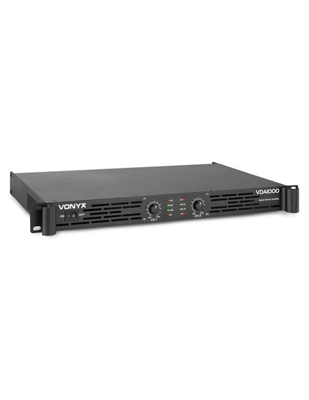 VDA1000 AMPLIFICADOR PA 1U 2X 500W