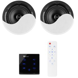 POWERLINE A50BSET CONJUNTO AMPLIFICADOR PARA EMPOTRAR EN PARED CON 2 ALTAVOCES DE TECHO