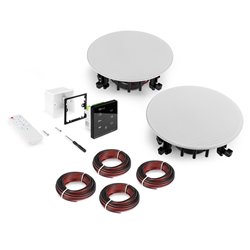 POWERLINE A50BSET CONJUNTO AMPLIFICADOR PARA EMPOTRAR EN PARED CON 2 ALTAVOCES DE TECHO 2