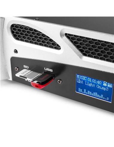 VPA1000 PA AMPLIFIER 2X 500W REPRODUCTOR MULTIMEDIA CON BT