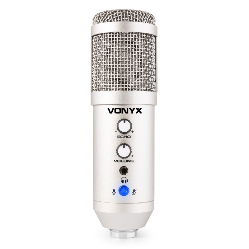 CM320S MICRÓFONO ESTUDIO USB TITANIO CON ECHO