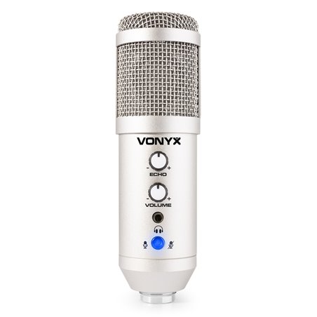 CM320S MICRÓFONO ESTUDIO USB TITANIO CON ECHO