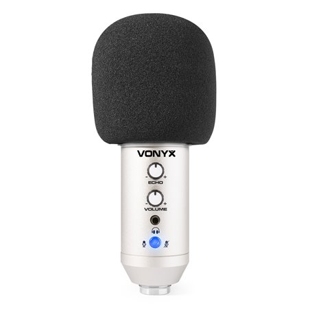 CM320S MICRÓFONO ESTUDIO USB TITANIO CON ECHO