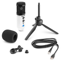 CM320W MICRÓFONO ESTUDIO USB BLANCO CON ECHO 2