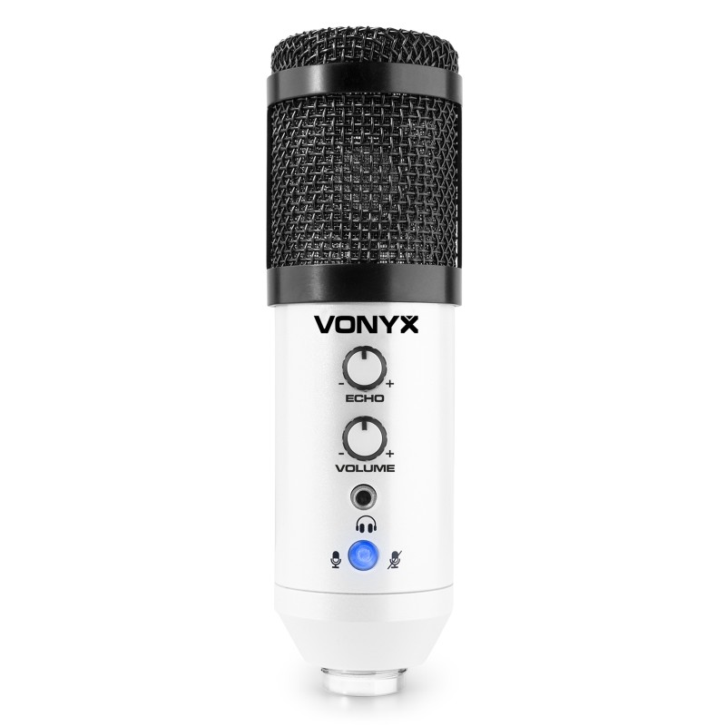 CM320W MICRÓFONO ESTUDIO USB BLANCO CON ECHO