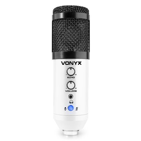 CM320W MICRÓFONO ESTUDIO USB BLANCO CON ECHO