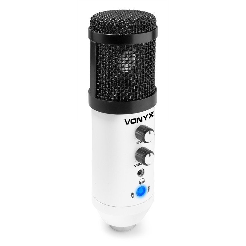 CM320W MICRÓFONO ESTUDIO USB BLANCO CON ECHO