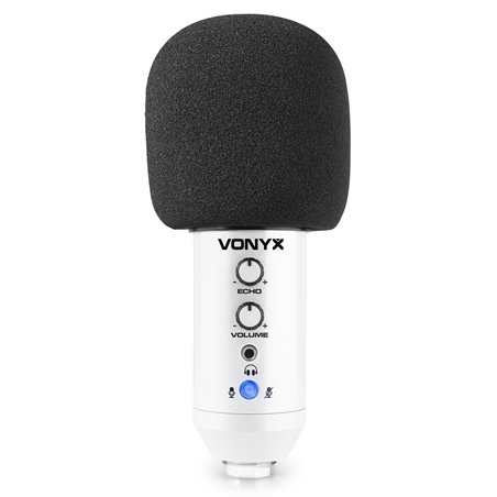 CM320W MICRÓFONO ESTUDIO USB BLANCO CON ECHO