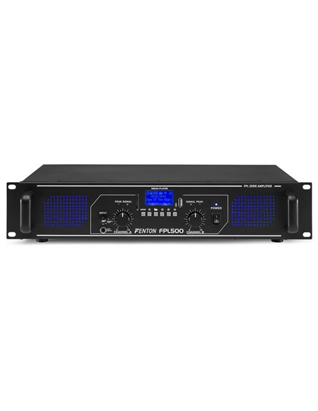 FPL500 AMPLIFICADOR DIGITAL LED AZULES + EQ
