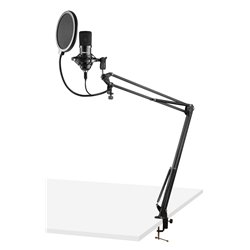 CMS300B MICRÓFONO DE ESTUDIO SET USB NEGRO