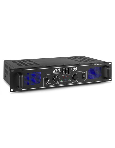 SKYTEC, AMPLIFICADOR 2X 350W CON ECUALIZADOR - SPL700EQ