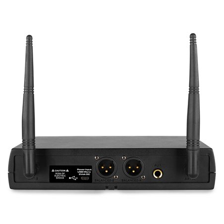 WM62B MICRÓFONO INALÁMBRICO UHF 16CH CON 2 PETACAS