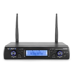 WM62 MICRÓFONO INALÁMBRICO UHF 16CH CON 2 MICRÓFONOS DE MANO 2