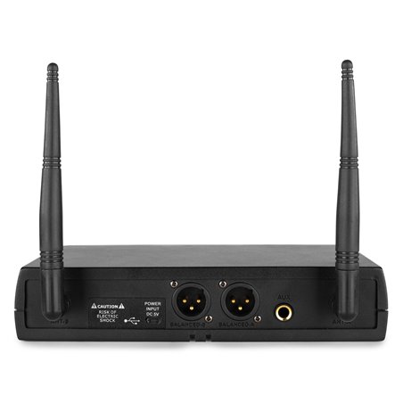 WM62 MICRÓFONO INALÁMBRICO UHF 16CH CON 2 MICRÓFONOS DE MANO