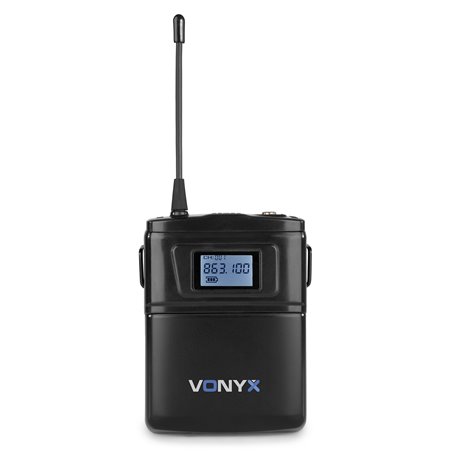 WM61B MICRÓFONO INALÁMBRICO UHF 16CH CON PETACA TRANSMISORA