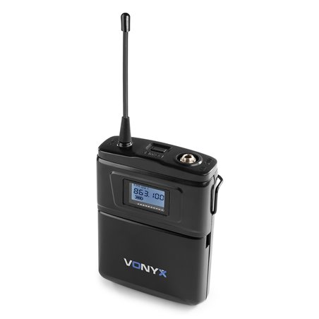 WM61B MICRÓFONO INALÁMBRICO UHF 16CH CON PETACA TRANSMISORA