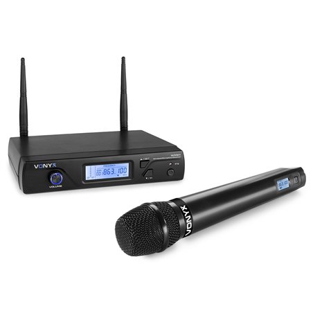 WM61 MICRÓFONO INALÁMBRICO UHF 16CH CON 1 MICRÓFONO DE MANO