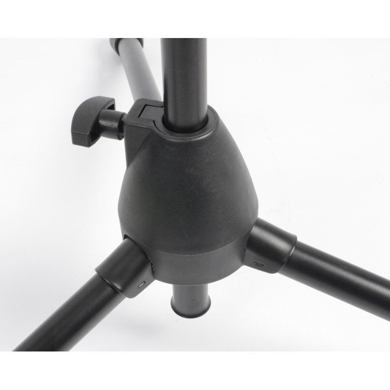 MS10 PIE DE MICROFONO CON PERTIGA, ALTURA 1.6M, NEGRO