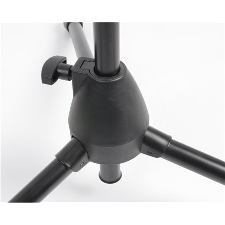 MS10 PIE DE MICROFONO CON PERTIGA, ALTURA 1.6M, NEGRO