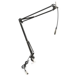 TS05 SOPORTE DE MESA PARA MICROS DE ESTUDIO CON CABLE INCORPORADO