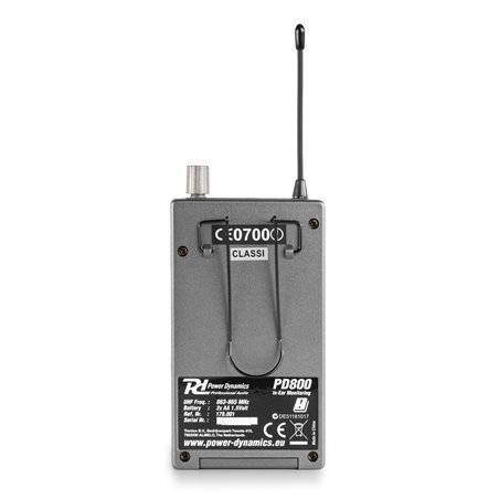 PD800 SISTEMA DE MONITOR IN EAR UHF