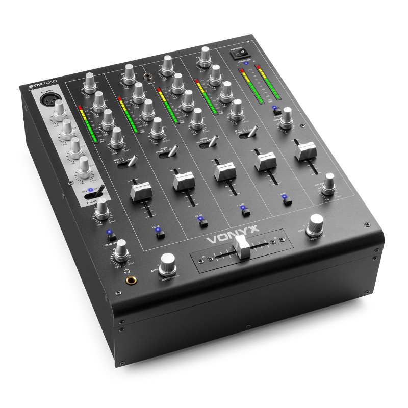 STM-7010 MEZCLADOR 4 CANALES DJ USB