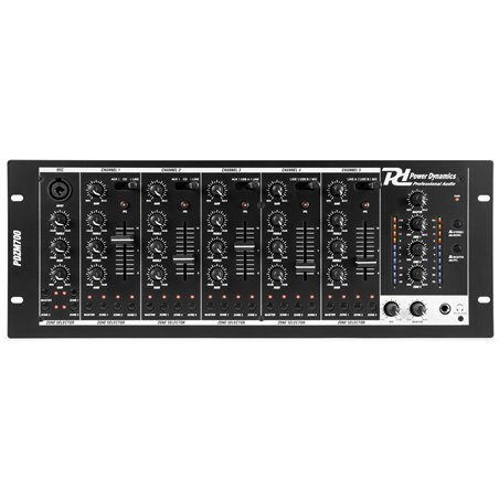 PDZM700 MEZCLADOR INSTALACION DE 6 CANALES USB 4 ZONAS
