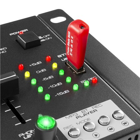 STM3025, MEZCLADOR 7CANALES USB MP3 BT