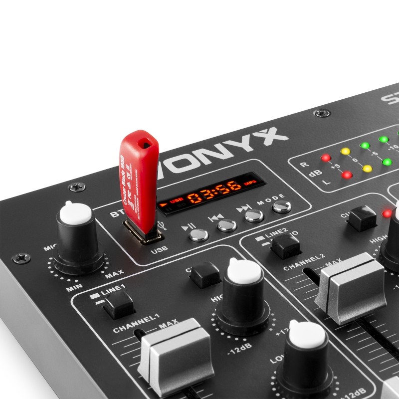 STM2290 MEZCLADOR DE 6 CANALES CON EFECTOS USB/MP3/BT