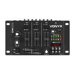STM-3020B MEZCLADOR DE 6 CANALES CON USB/MP3 - NEGRO 2