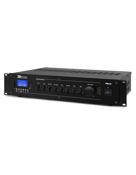 PRM120 MEZCLADOR AMPLIFICADOR 100V 6 CANALES 120W