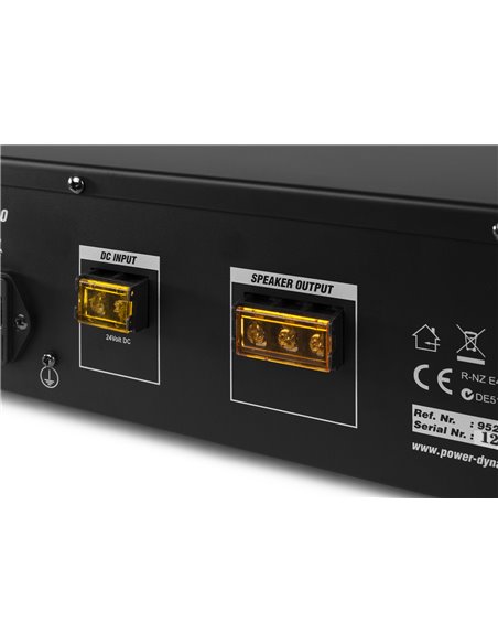 PRM120 MEZCLADOR AMPLIFICADOR 100V 6 CANALES 120W