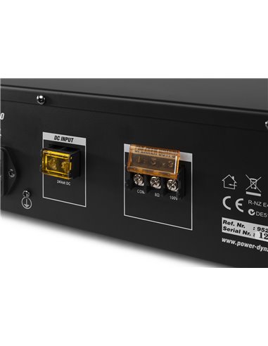 PRM120 MEZCLADOR AMPLIFICADOR 100V 6 CANALES 120W